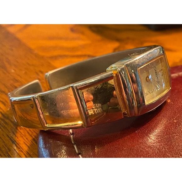 Women's Gold Tone Carriage by Timex Bangle Bracelet Watch, - Picture 2 of 3